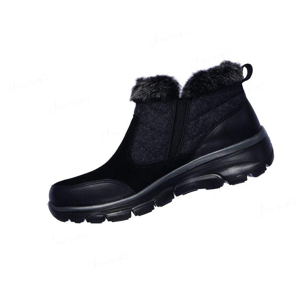 Botas Skechers Relaxed Fit: Easy Going - Warm Vibez Mujer Negras | IA66S_AR