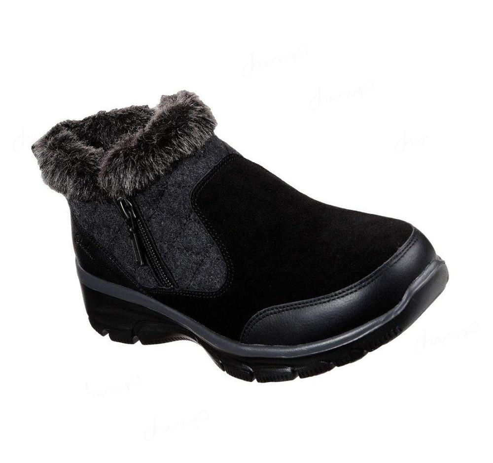 Botas Skechers Relaxed Fit: Easy Going - Warm Vibez Mujer Negras | IA66S_AR