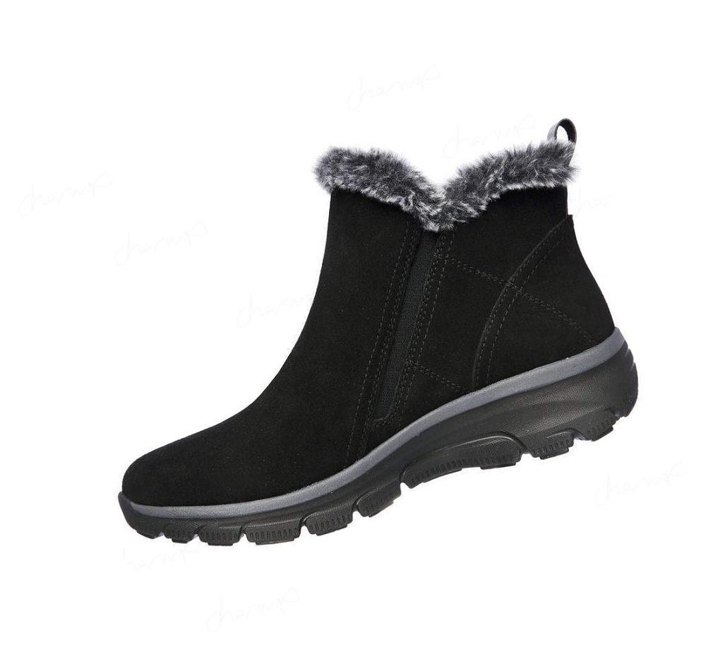 Botas Skechers Relaxed Fit: Easy Going - High Zip Mujer Negras | IATTG_AR