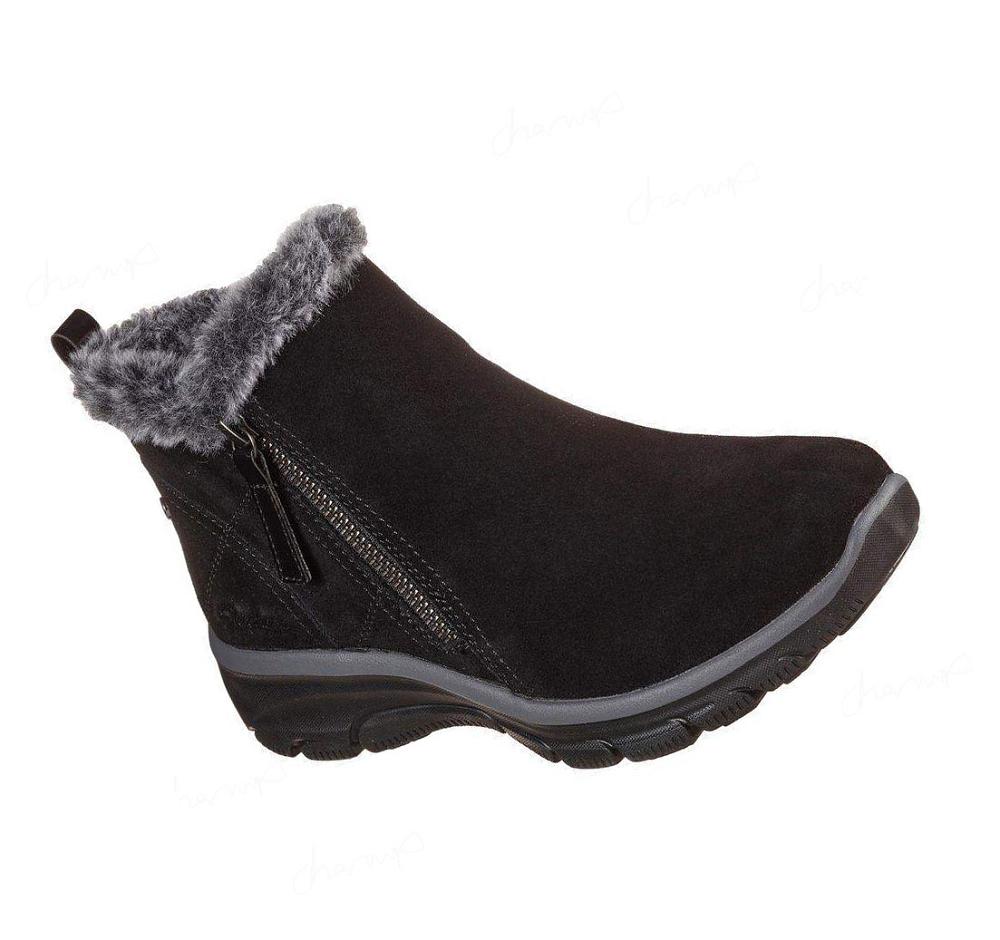 Botas Skechers Relaxed Fit: Easy Going - High Zip Mujer Negras | IATTG_AR