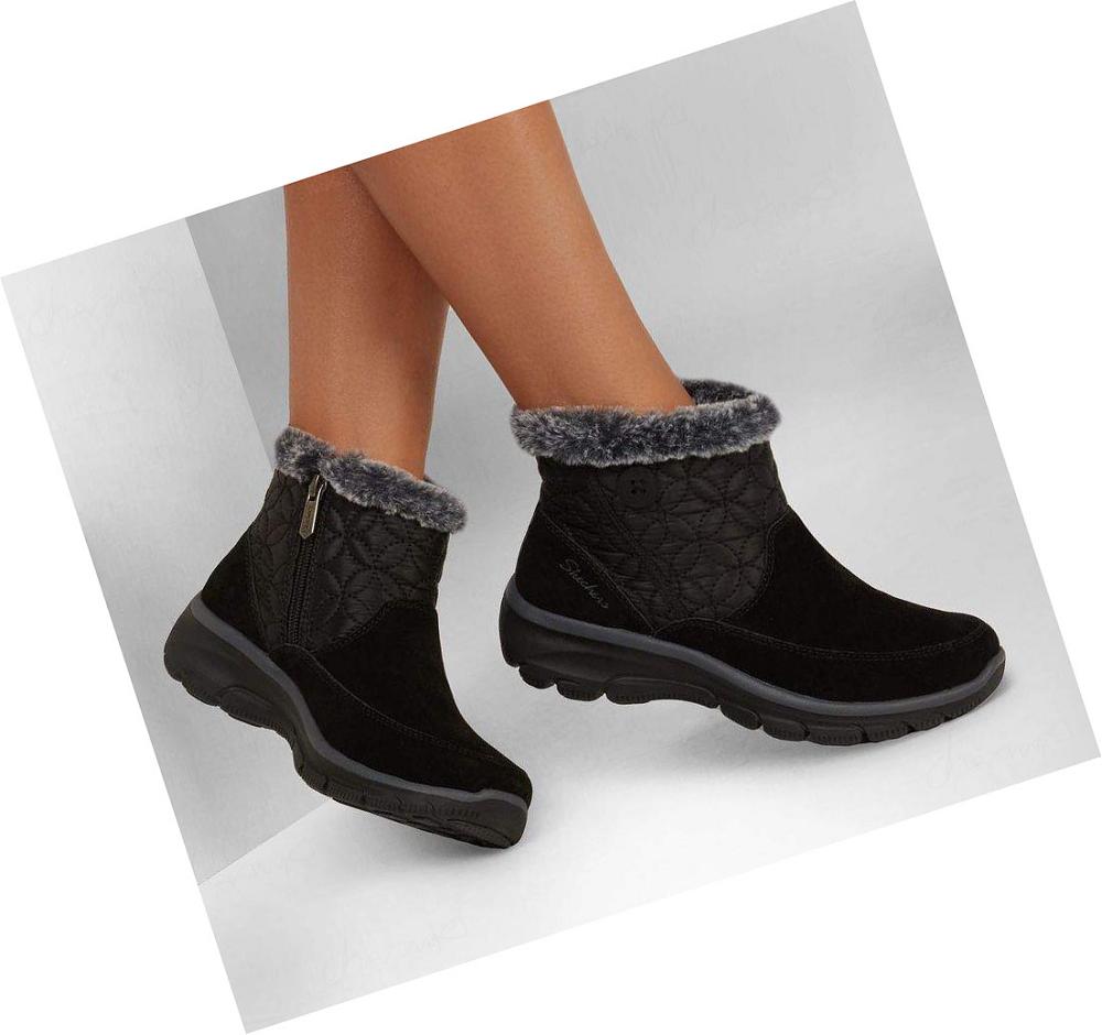 Botas Skechers Relaxed Fit: Easy Going - Cozy Puffer Mujer Negras | T338L_AR