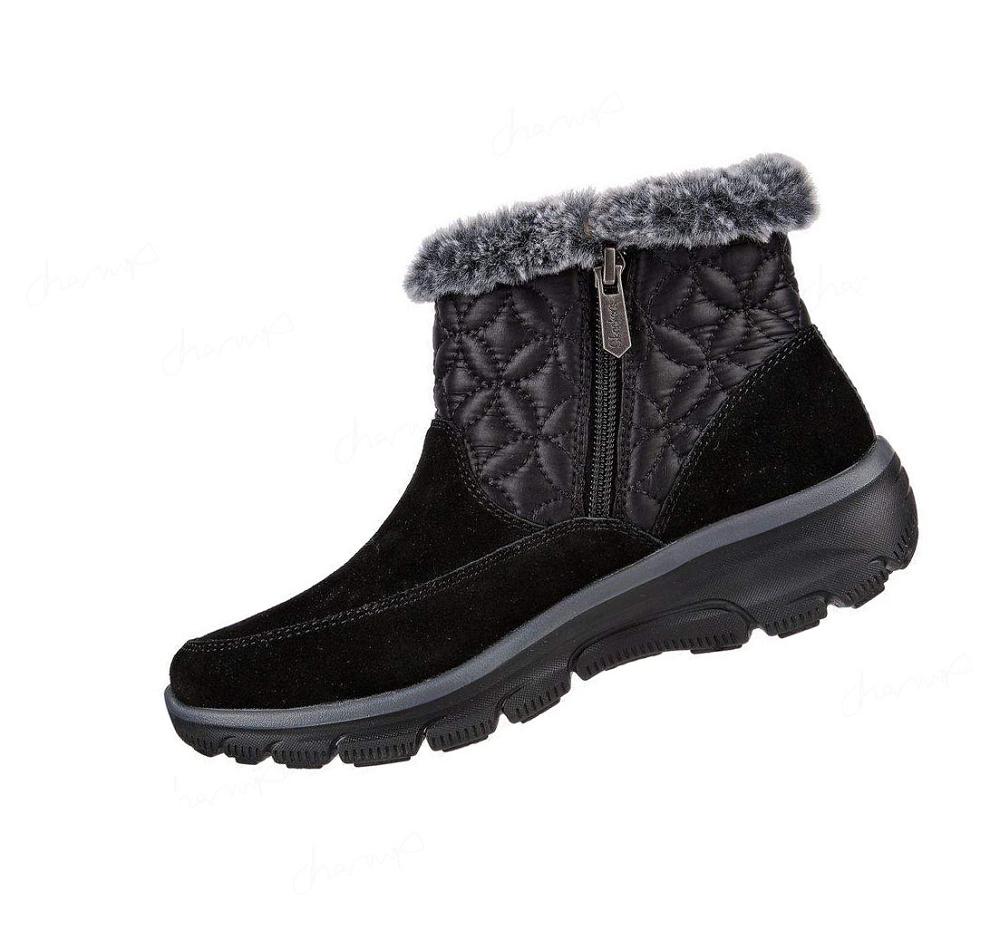 Botas Skechers Relaxed Fit: Easy Going - Cozy Puffer Mujer Negras | T338L_AR