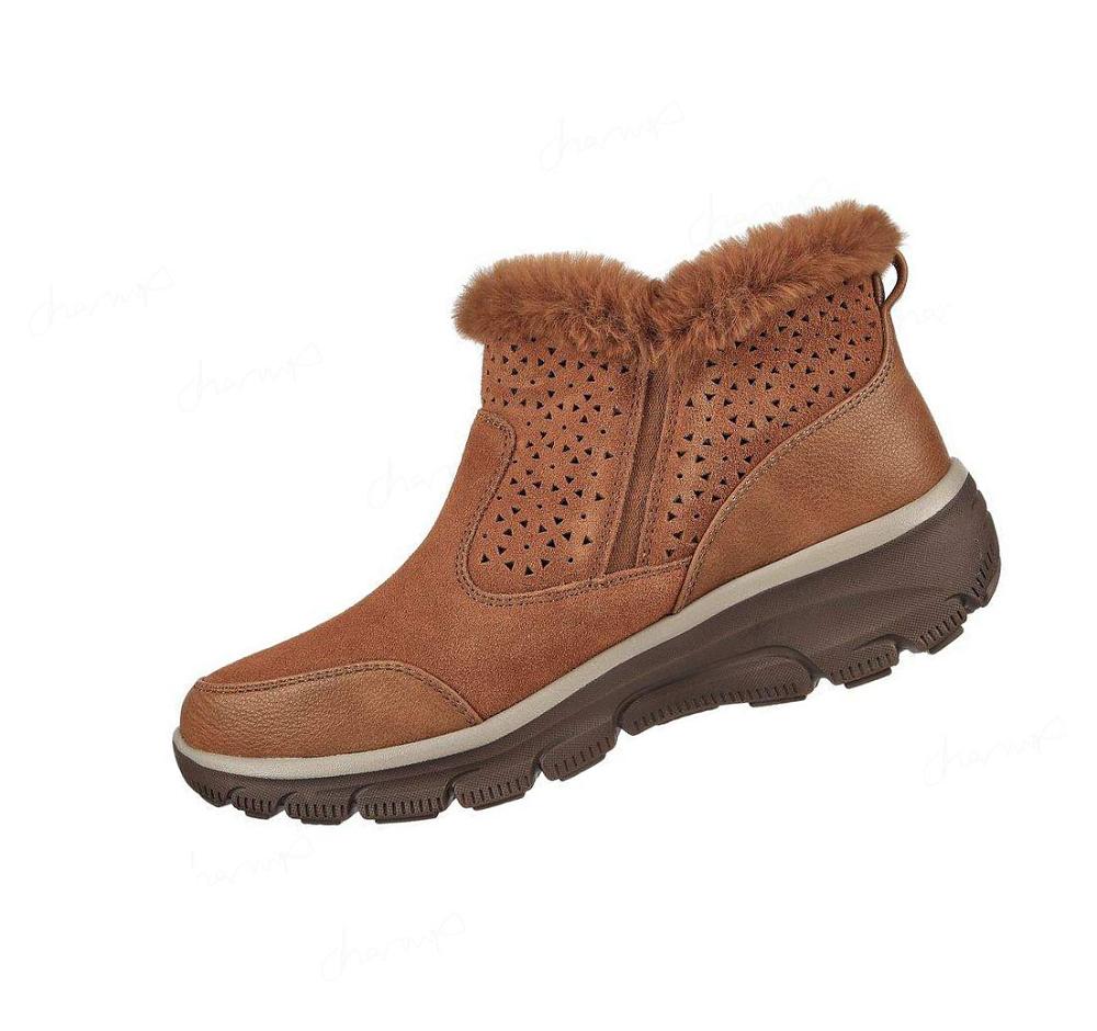 Botas Skechers Relaxed Fit: Easy Going - Perfect Snuggle Mujer Marrones | T3630_AR