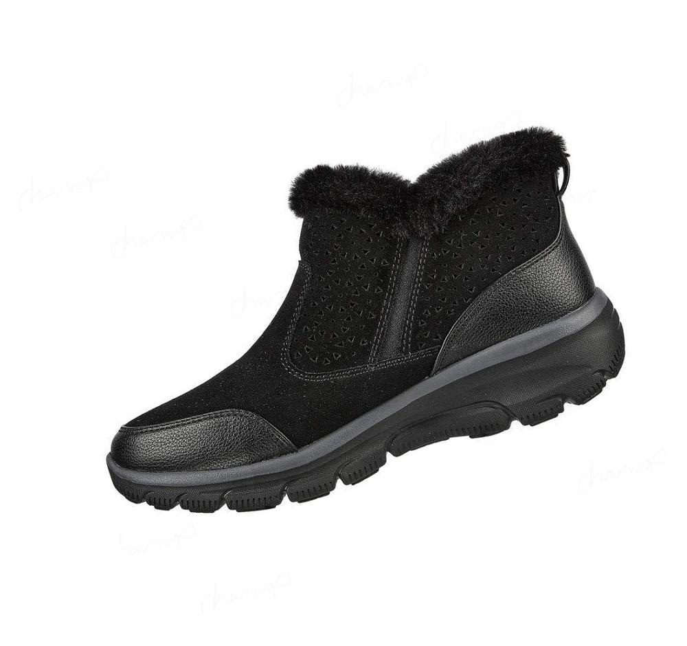 Botas Skechers Relaxed Fit: Easy Going - Perfect Snuggle Mujer Negras | TA13P_AR