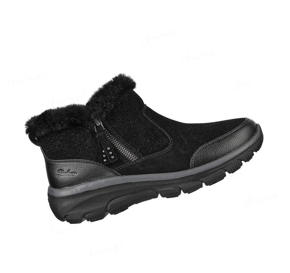 Botas Skechers Relaxed Fit: Easy Going - Perfect Snuggle Mujer Negras | TA13P_AR