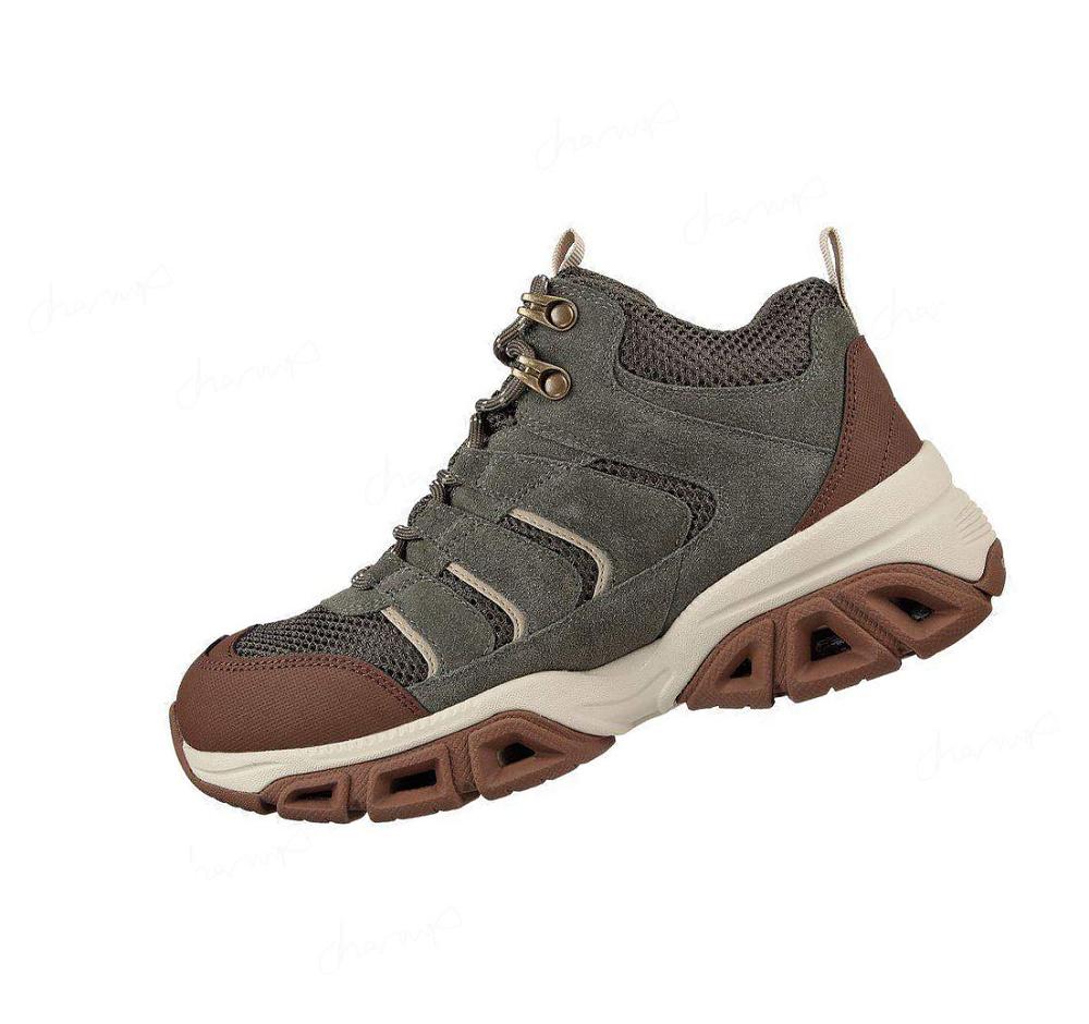 Botas Skechers Relaxed Fit: Glide-Step Atlan Mujer Verde Oliva | A191A_AR