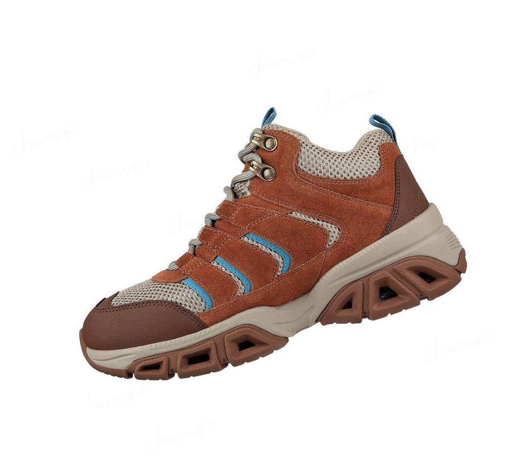 Botas Skechers Relaxed Fit: Glide-Step Atlan Mujer Marrones | A2025_AR