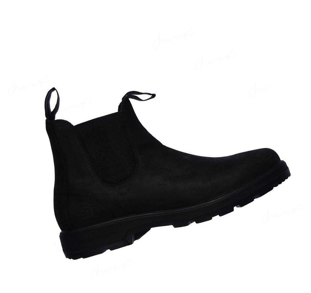 Botas Skechers Relaxed Fit: Molton - Gaveno Hombre Negras | A9A30_AR