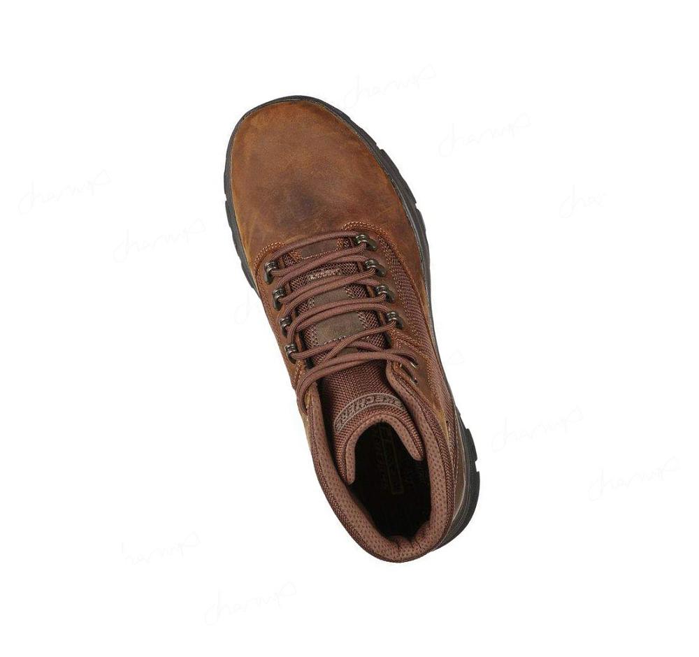 Botas Skechers Relaxed Fit: Ralcon - Lorken Hombre Marrones | 310T8_AR