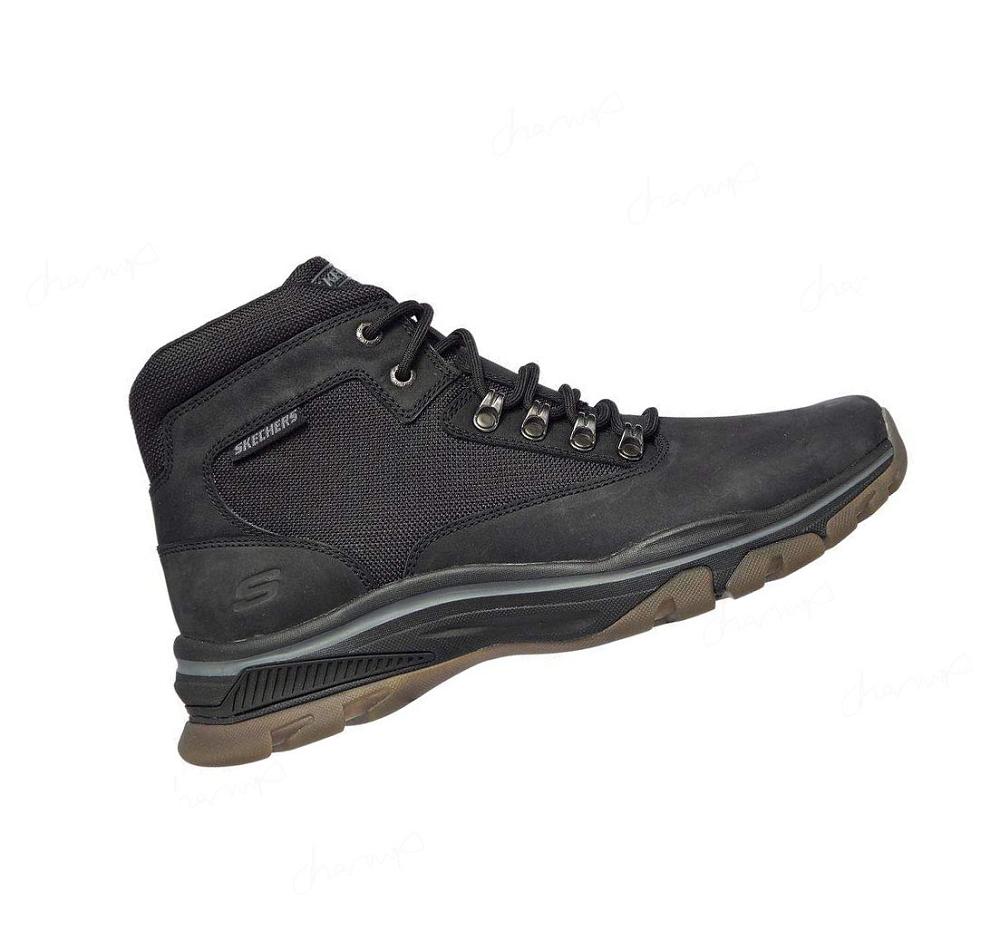 Botas Skechers Relaxed Fit: Ralcon - Lorken Hombre Negras | 31320_AR