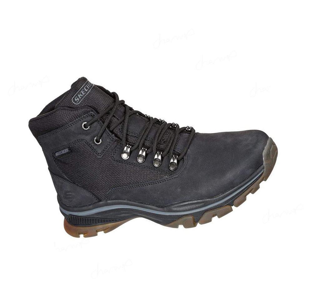 Botas Skechers Relaxed Fit: Ralcon - Lorken Hombre Negras | 31320_AR