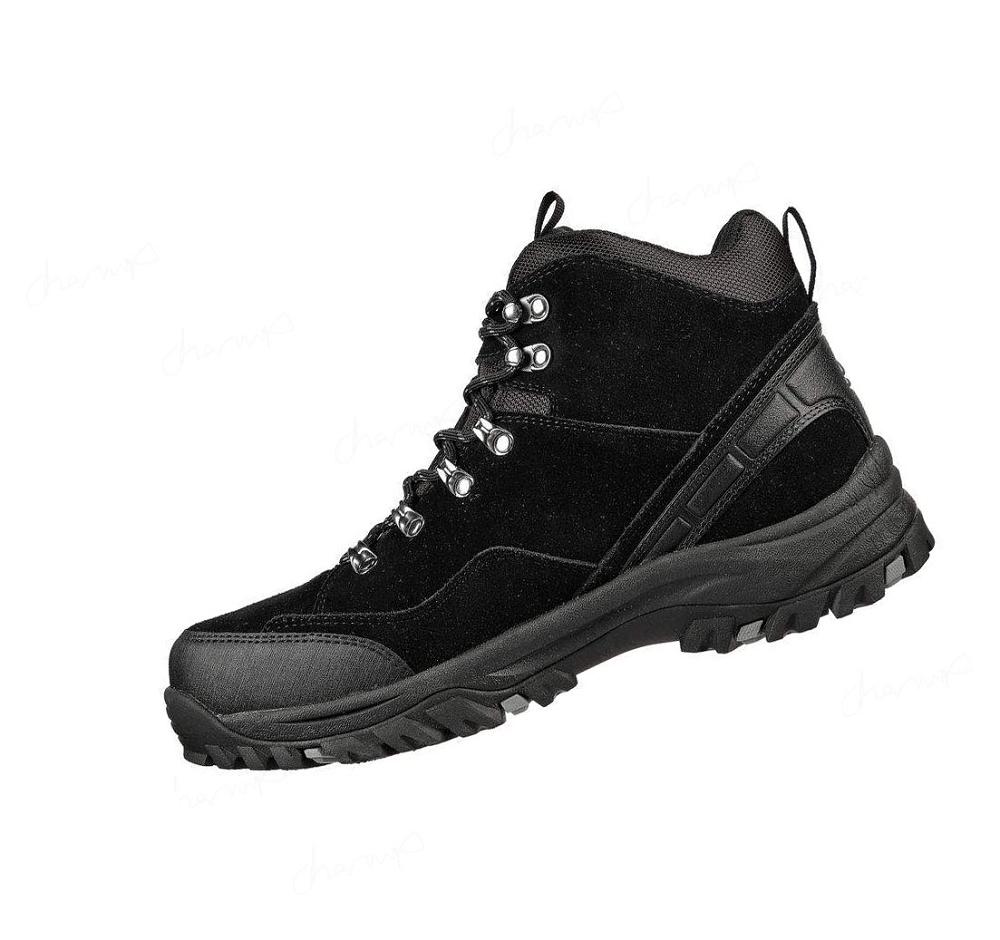 Botas Skechers Relaxed Fit: Relment - Pelmo Hombre Negras | 3532B_AR