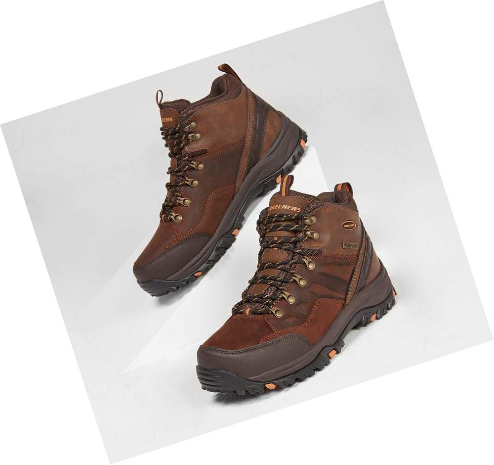 Botas Skechers Relaxed Fit: Relment - Traven Hombre Marrones | 3A68S_AR