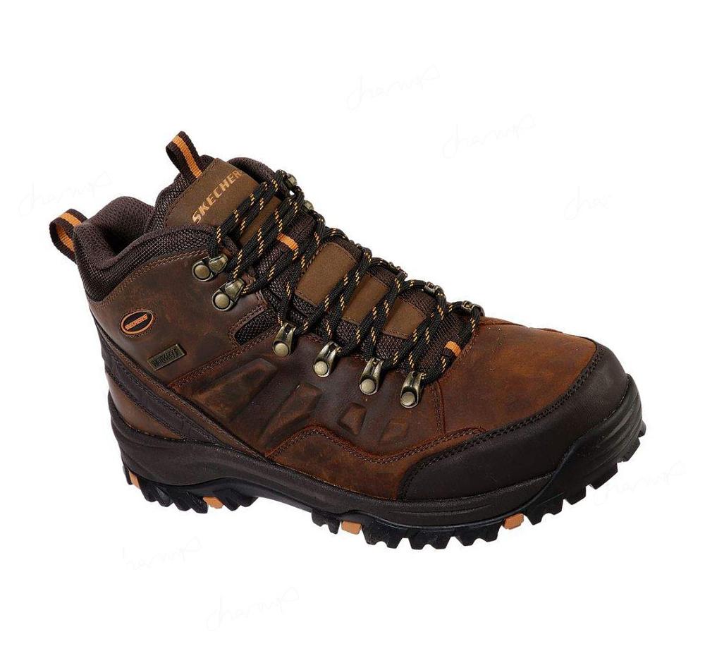 Botas Skechers Relaxed Fit: Relment - Traven Hombre Marrones | 3A68S_AR