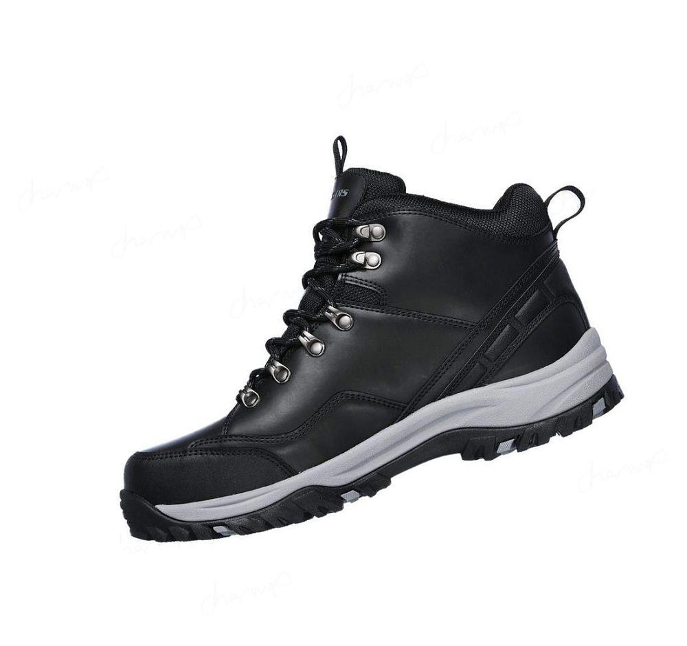 Botas Skechers Relaxed Fit: Relment - Traven Hombre Negras | 3A82A_AR