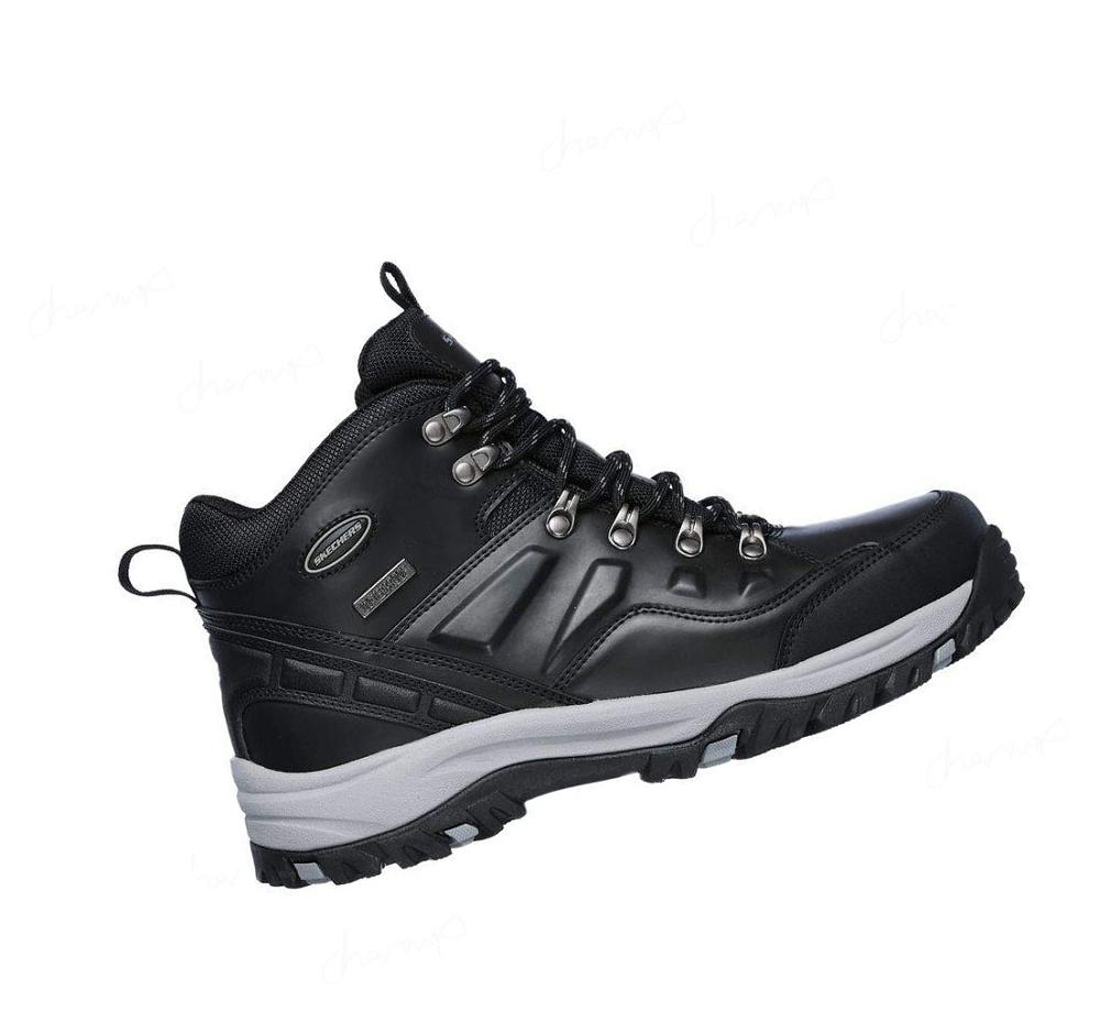 Botas Skechers Relaxed Fit: Relment - Traven Hombre Negras | 3A82A_AR