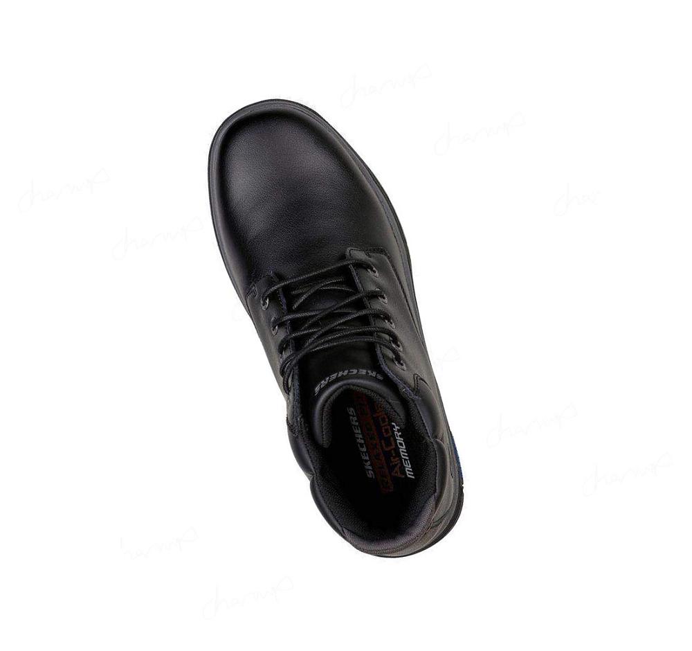 Botas Skechers Relaxed Fit: Segment 2.0 - Brogden Hombre Negras | 300TD_AR