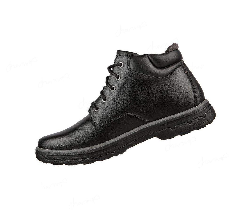 Botas Skechers Relaxed Fit: Segment 2.0 - Brogden Hombre Negras | 300TD_AR