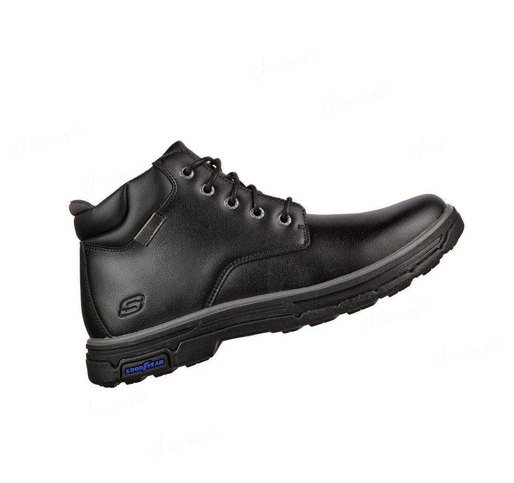 Botas Skechers Relaxed Fit: Segment 2.0 - Brogden Hombre Negras | 300TD_AR