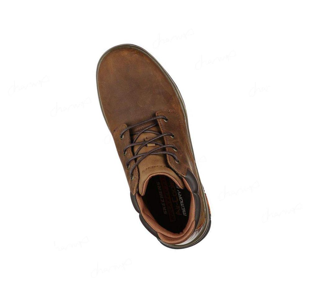 Botas Skechers Relaxed Fit: Segment 2.0 - Brogden Hombre Marrones | A993P_AR