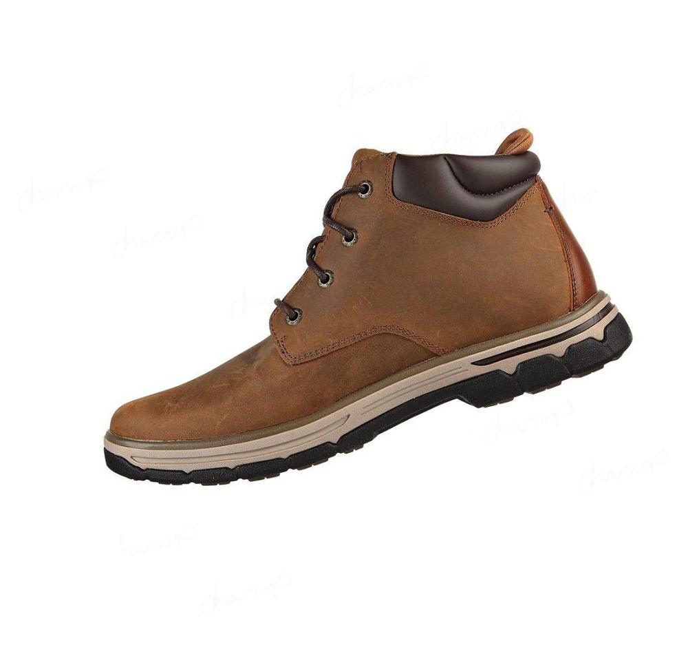 Botas Skechers Relaxed Fit: Segment 2.0 - Brogden Hombre Marrones | A993P_AR