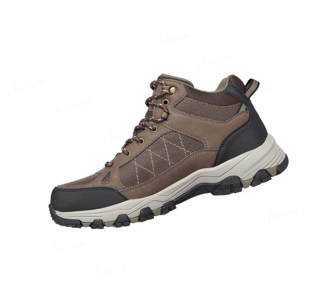 Botas Skechers Relaxed Fit: Selmen - Melano Hombre Chocolate | 315T3_AR