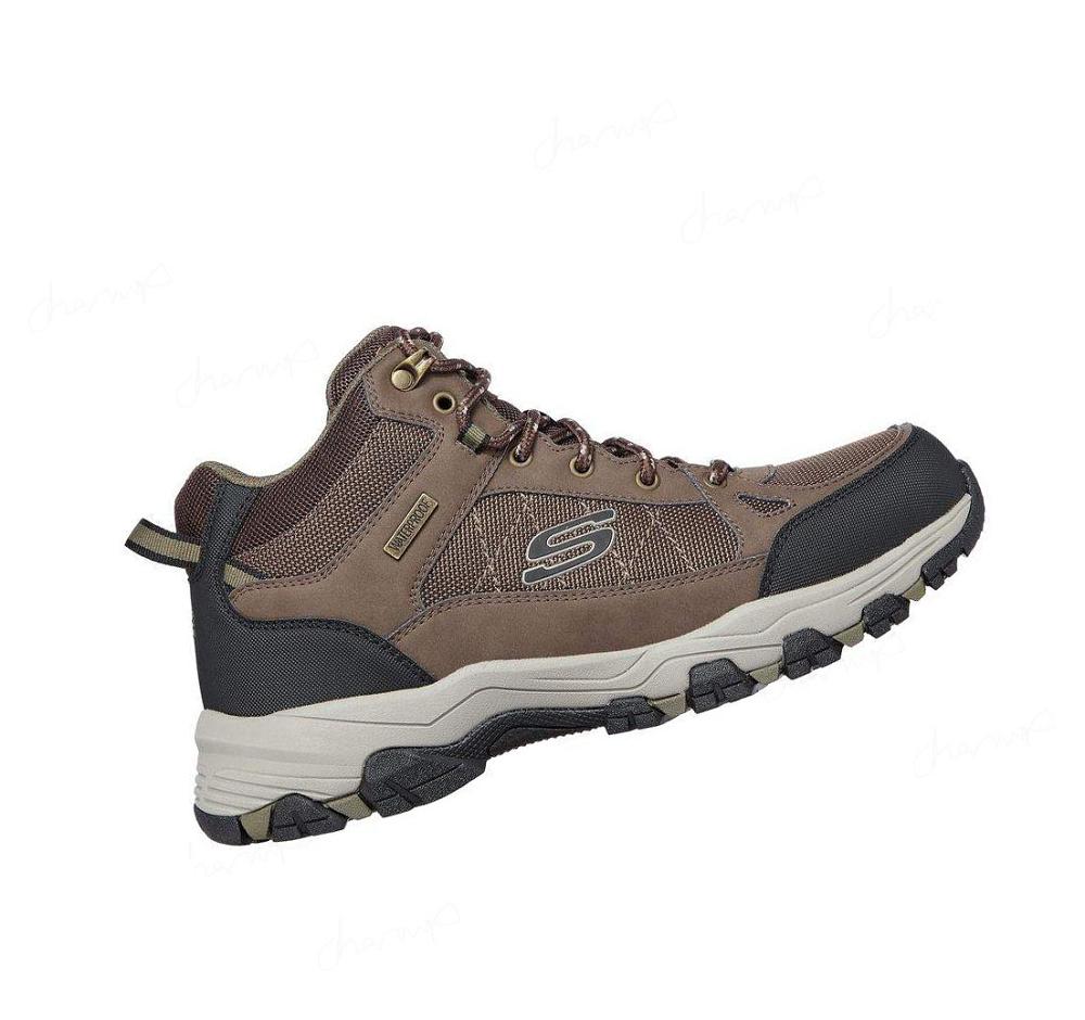 Botas Skechers Relaxed Fit: Selmen - Melano Hombre Chocolate | 315T3_AR