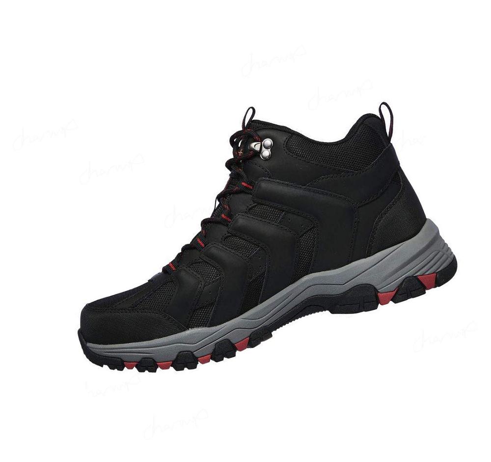 Botas Skechers Relaxed Fit: Selmen - Relodge Hombre Negras | 3A5TQ_AR