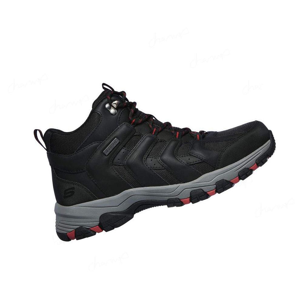 Botas Skechers Relaxed Fit: Selmen - Relodge Hombre Negras | 3A5TQ_AR