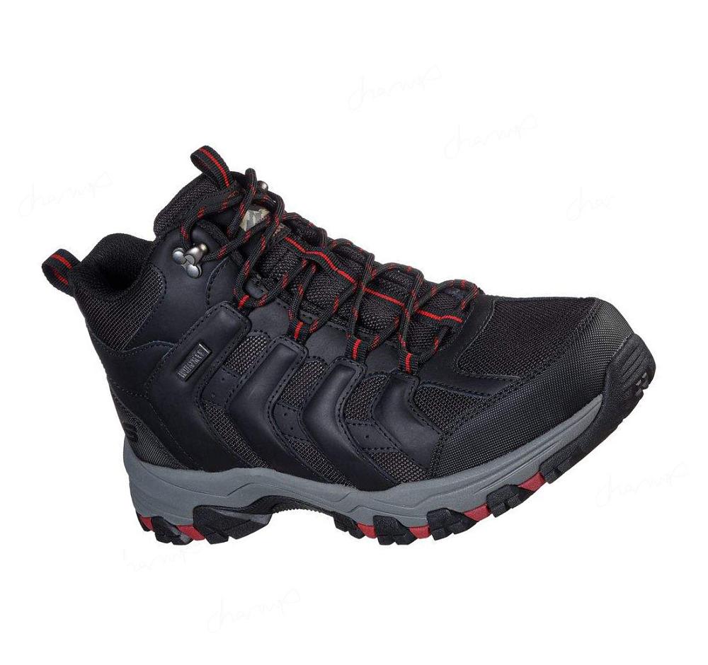 Botas Skechers Relaxed Fit: Selmen - Relodge Hombre Negras | 3A5TQ_AR