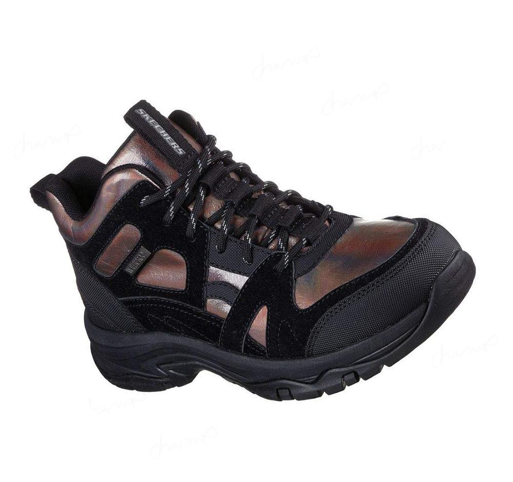 Botas Skechers Relaxed Fit: Trego - Brilliant Hue Mujer Negras | A152R_AR