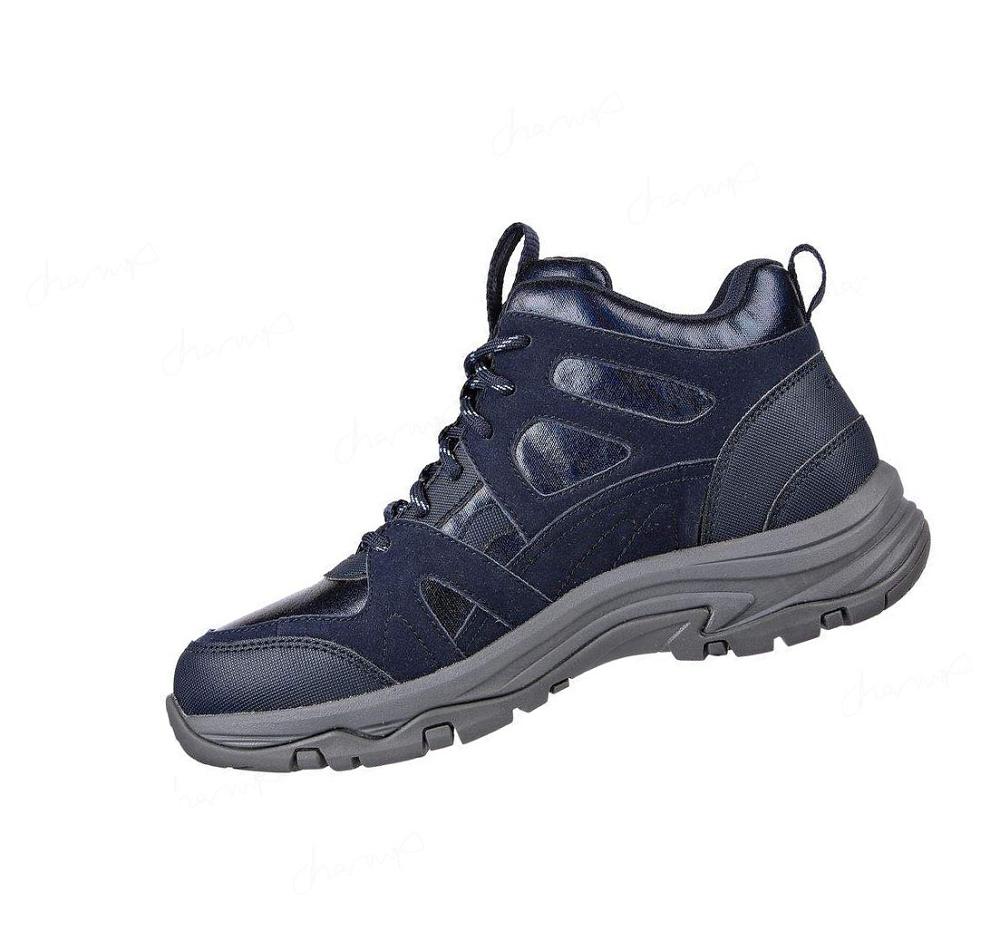 Botas Skechers Relaxed Fit: Trego - Brilliant Hue Mujer Azul Marino | A1TTE_AR