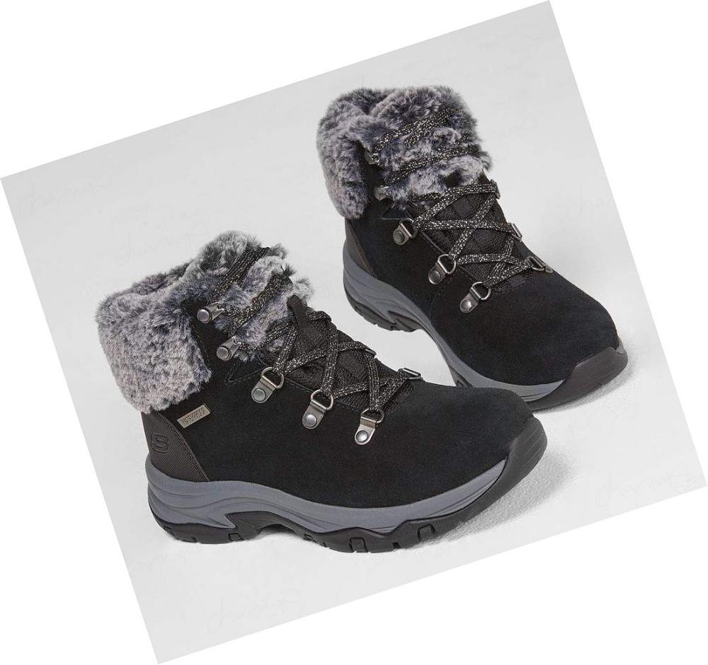 Botas Skechers Relaxed Fit: Trego - Falls Finest Mujer Negras | I6910_AR