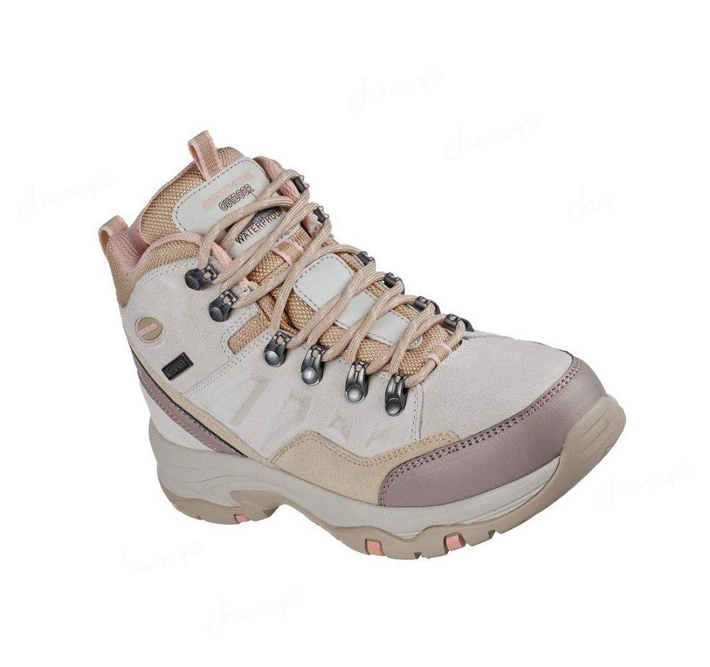 Botas Skechers Relaxed Fit: Trego - RM Mujer Beige | A1A1X_AR