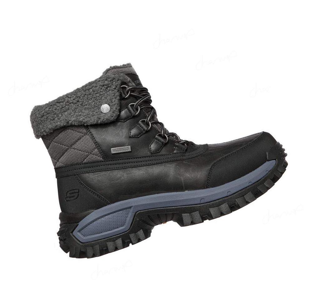 Botas Skechers Relaxed Fit: Trekson - Gleason Hombre Negras Gris | A382C_AR