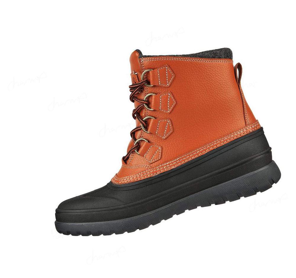 Botas Skechers Relaxed Fit: Wealer Muck - Morrow Hombre Naranjas | A893A_AR