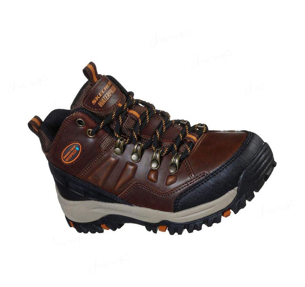 Botas Skechers Relment - Traven Niño Marrones | TA01D_AR