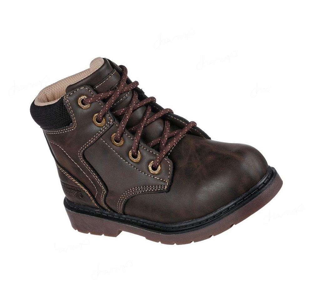 Botas Skechers Rivitz - Bardley Niño Chocolate | TA26C_AR