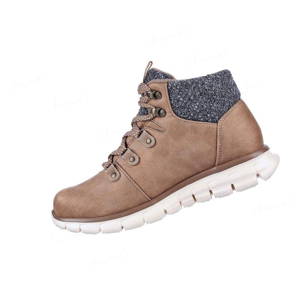 Botas Skechers Synergy - Cold Daze Mujer Gris Marrones | I666K_AR