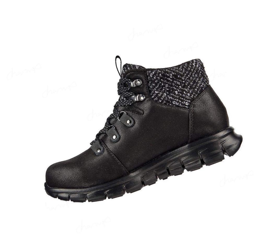 Botas Skechers Synergy - Cold Daze Mujer Negras | I6A1P_AR