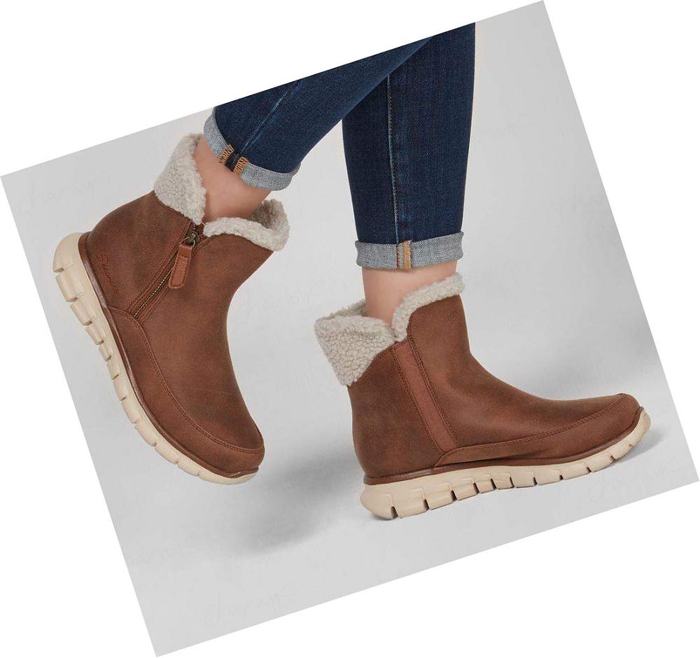 Botas Skechers Synergy - Collab Mujer Marrones | I62TB_AR