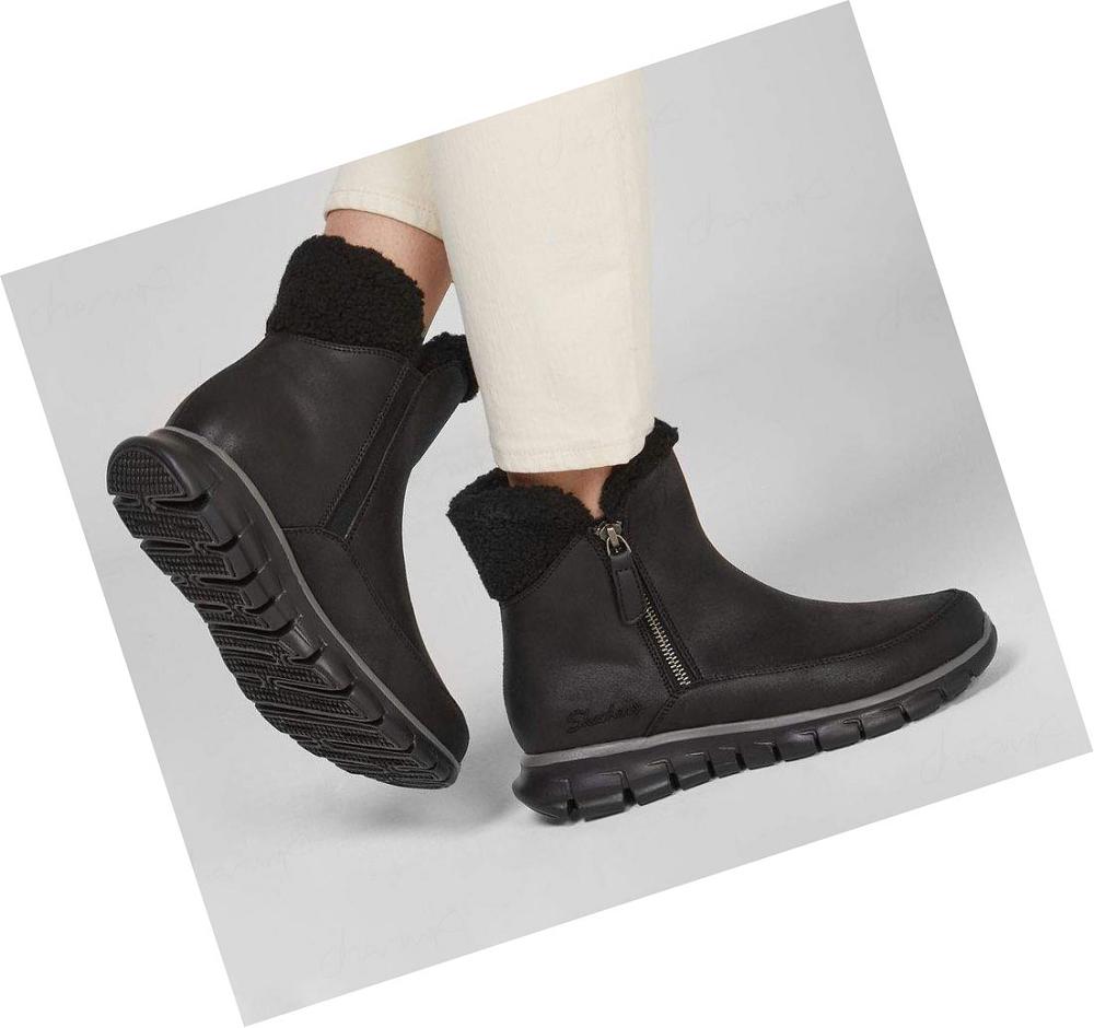 Botas Skechers Synergy - Collab Mujer Negras | I616W_AR