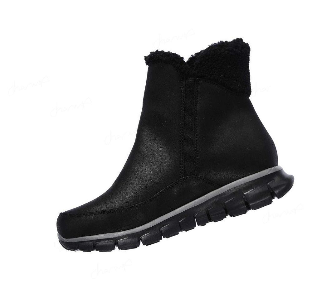 Botas Skechers Synergy - Collab Mujer Negras | I616W_AR