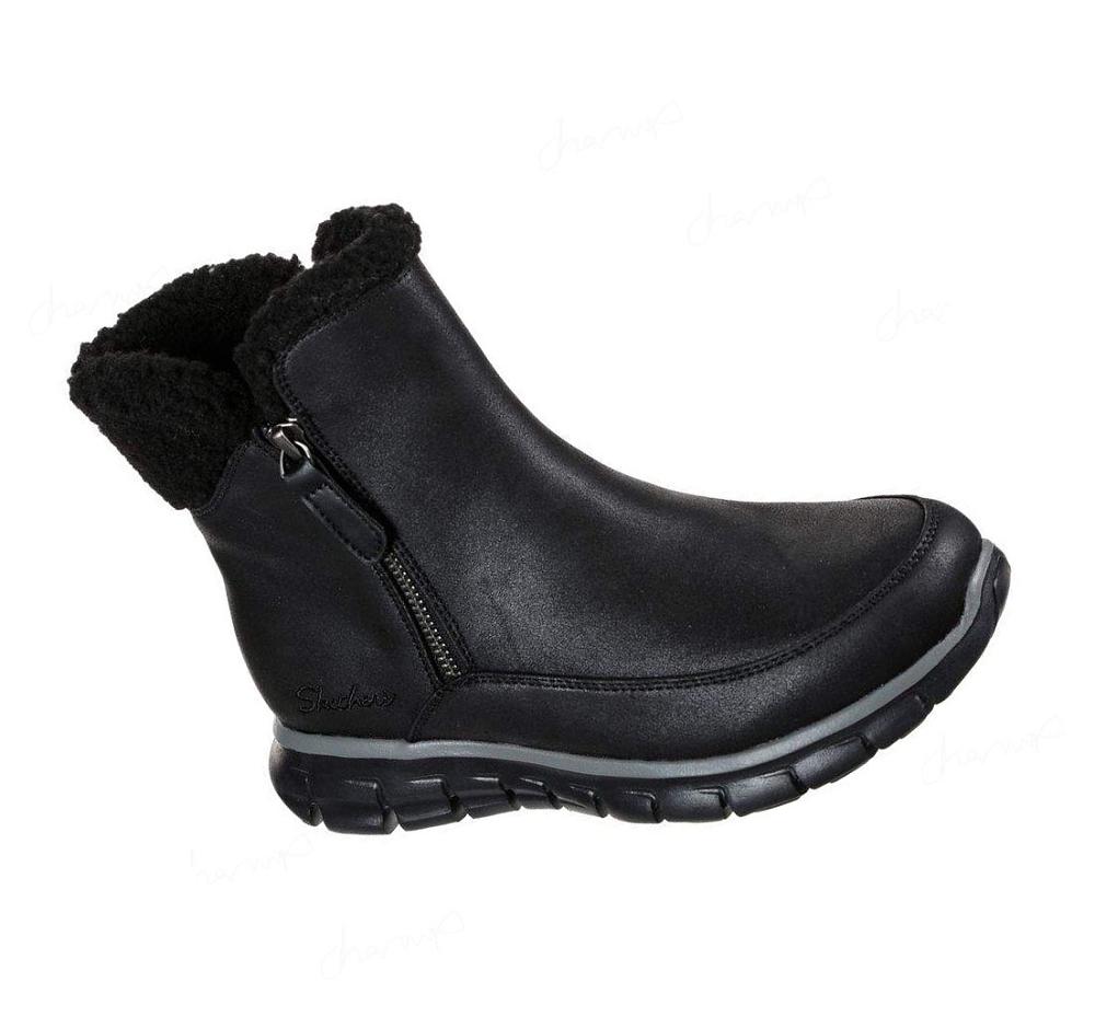 Botas Skechers Synergy - Collab Mujer Negras | I616W_AR