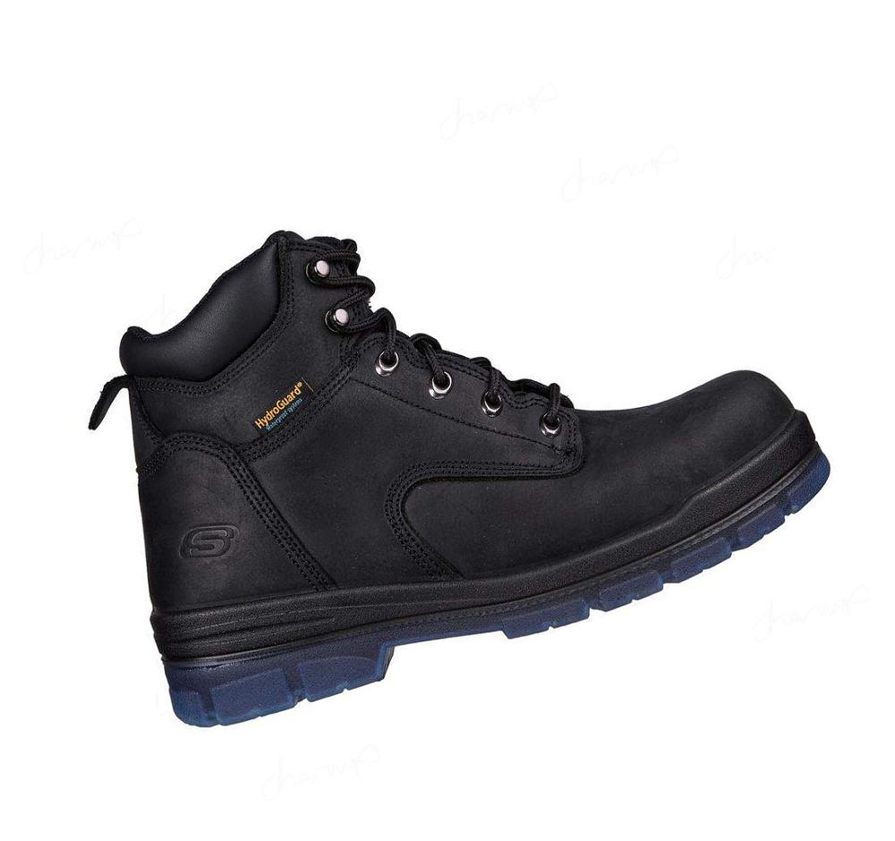 Botas Skechers Trabajo: Argum - Alkova ST WP Hombre Negras | A682W_AR