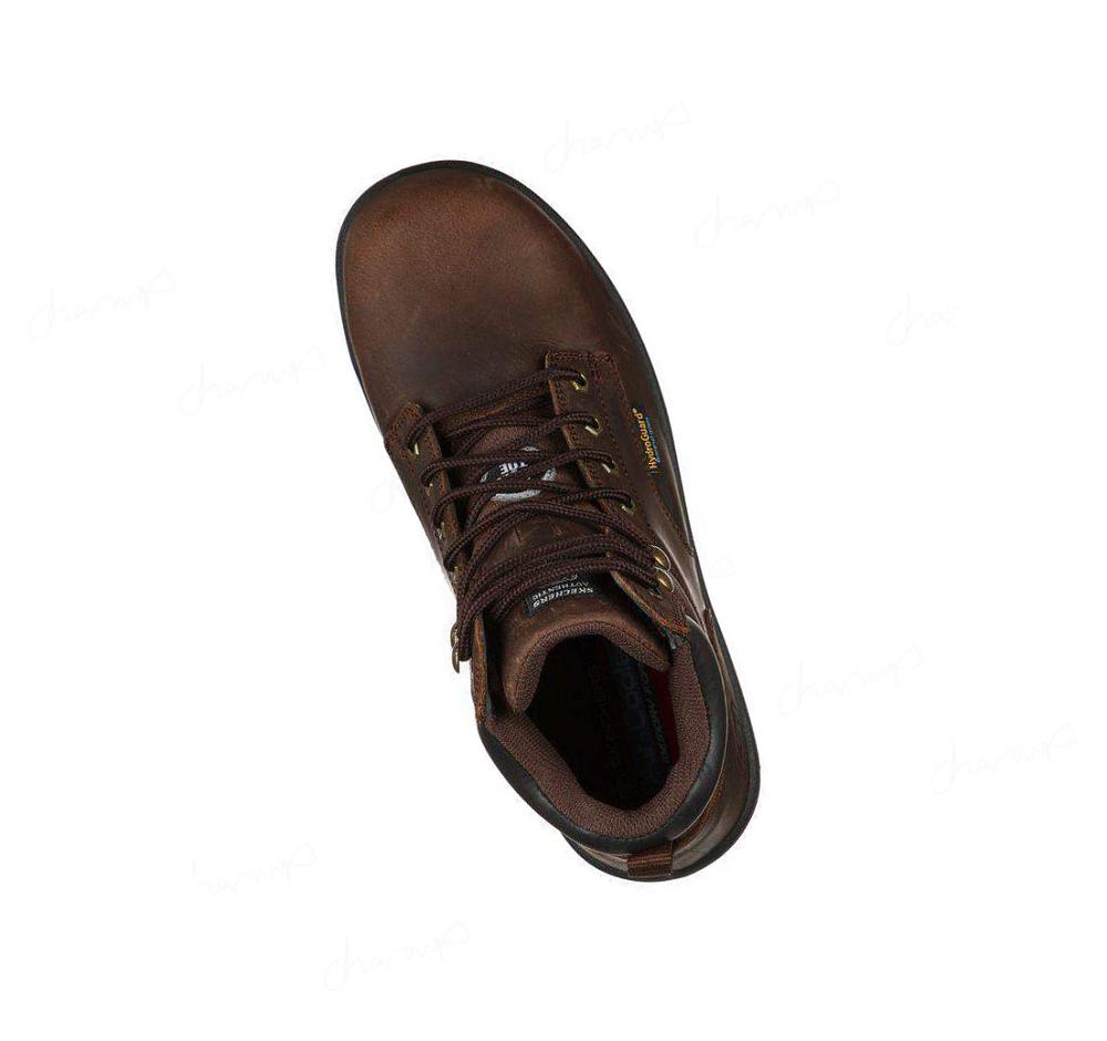 Botas Skechers Trabajo: Argum ST WP Hombre Marrones | A693B_AR