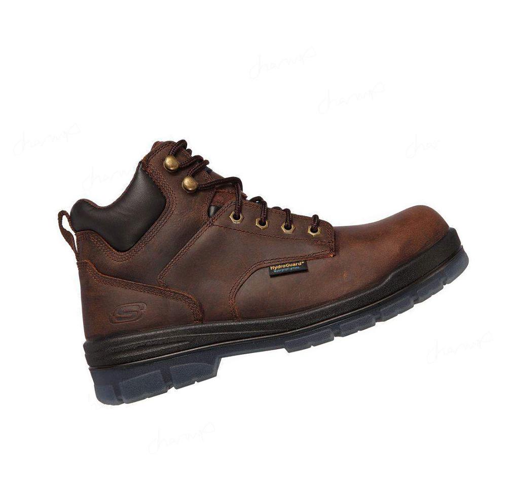 Botas Skechers Trabajo: Argum ST WP Hombre Marrones | A693B_AR