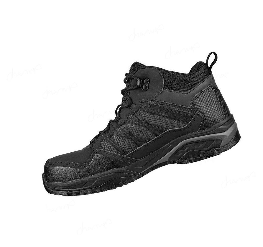 Botas Skechers Trabajo: Azbar - Arturas Comp Puntera Hombre Negras | A818S_AR