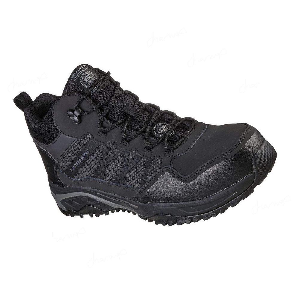 Botas Skechers Trabajo: Azbar - Arturas Comp Puntera Hombre Negras | A818S_AR