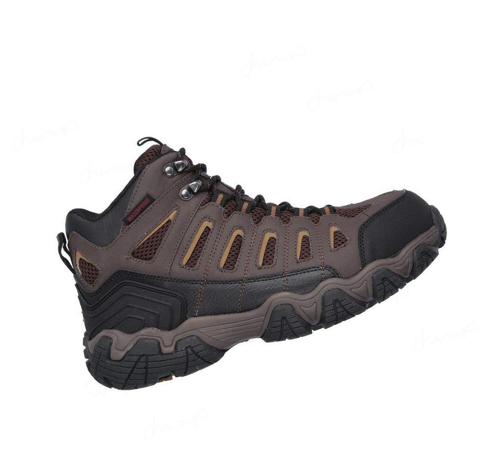 Botas Skechers Trabajo: Blais - Bixford ST Hombre Marrones Oscuro | A593E_AR